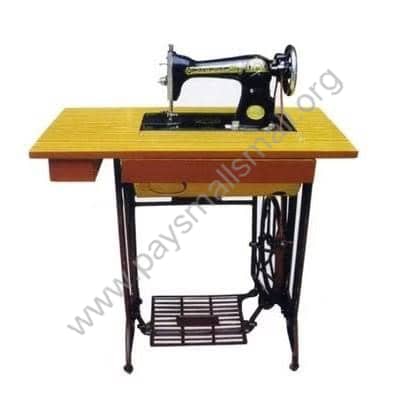  Two Lion Domestic sewing machine with flat table.