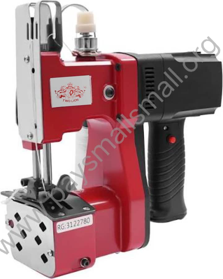 Two Lion Portable Rechargeable Bag Closer Sewing Machine